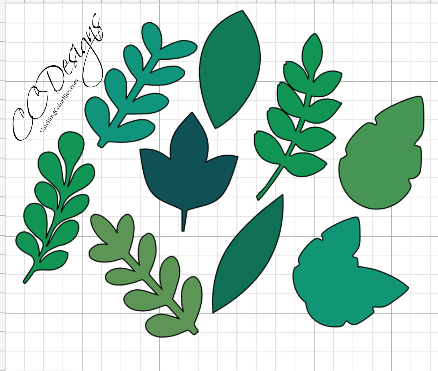 Printable Leaf Pattern Printable Leaf Pattern