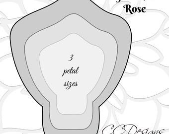large gardenia paper flowers gardenia flower templates giant etsy