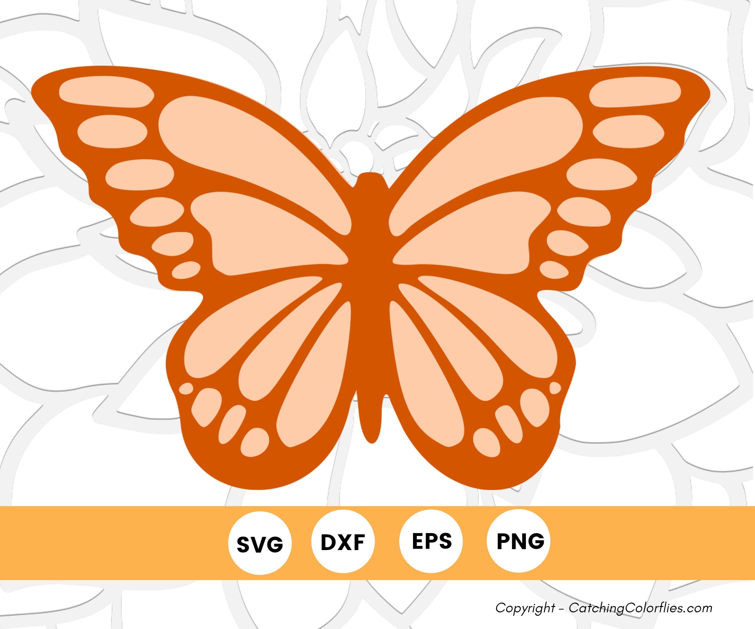 Monarch Butterfly SVG Cut File SVG Files for Cricut | Etsy