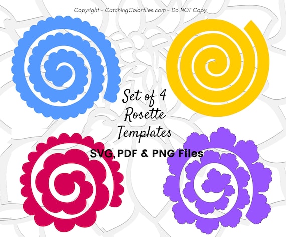 Free Free 95 Svg Printable Rolled Paper Flower Template SVG PNG EPS DXF File