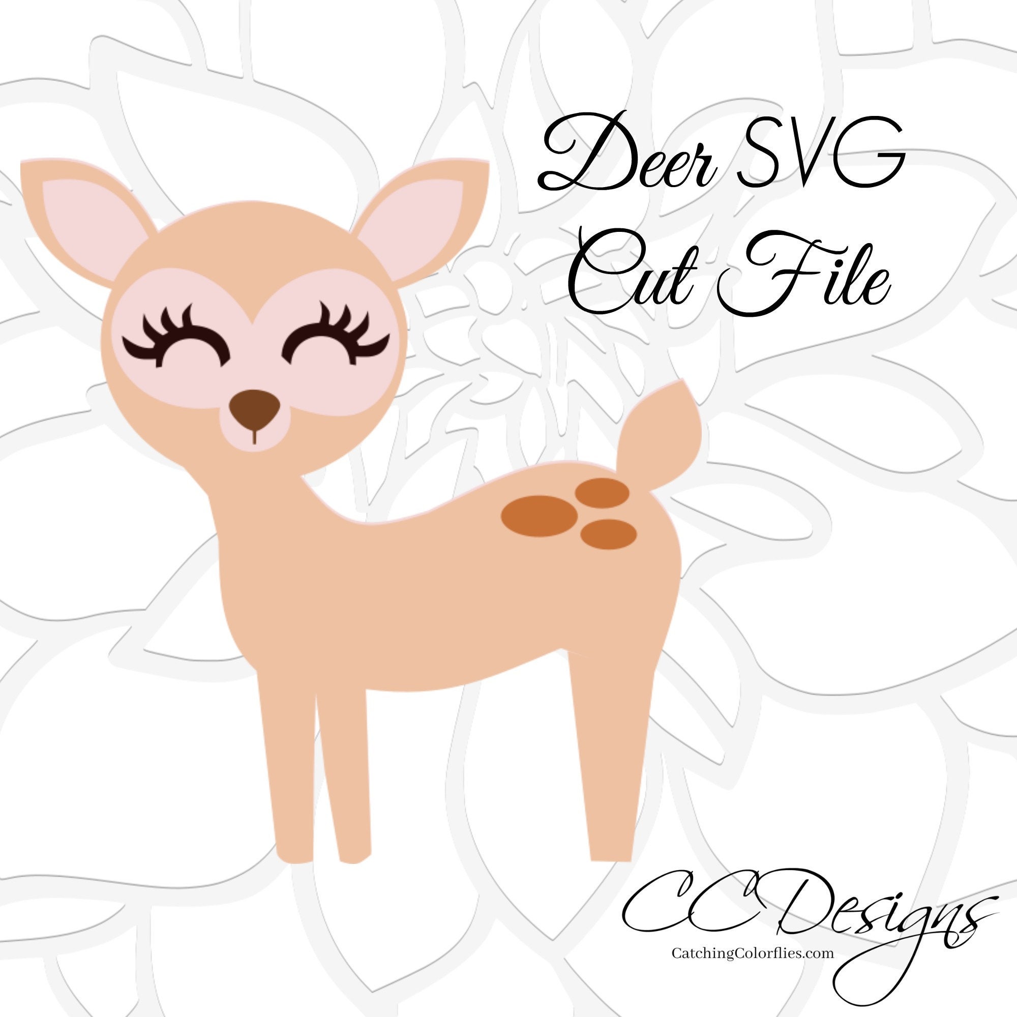 Download Deer SVG Cut File Baby Deer SVG Cute baby woodland animal | Etsy