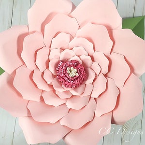 Printable Paper Flower Templates- Giant Flower Templates, Patterns & Tutorials, SVG Cut Files