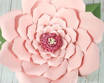 Printable Paper Flower Templates- Giant Flower Templates, Patterns & Tutorials, SVG Cut Files