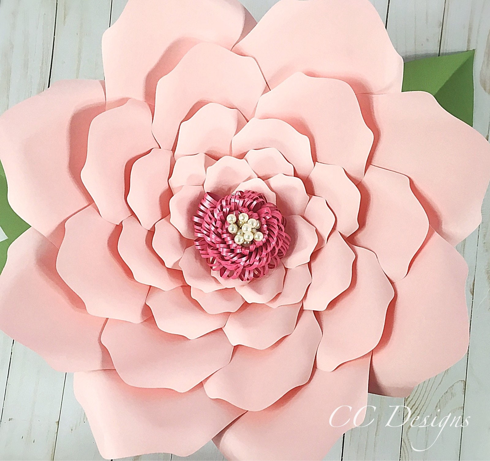 printable paper flower templates giant flower templates etsy