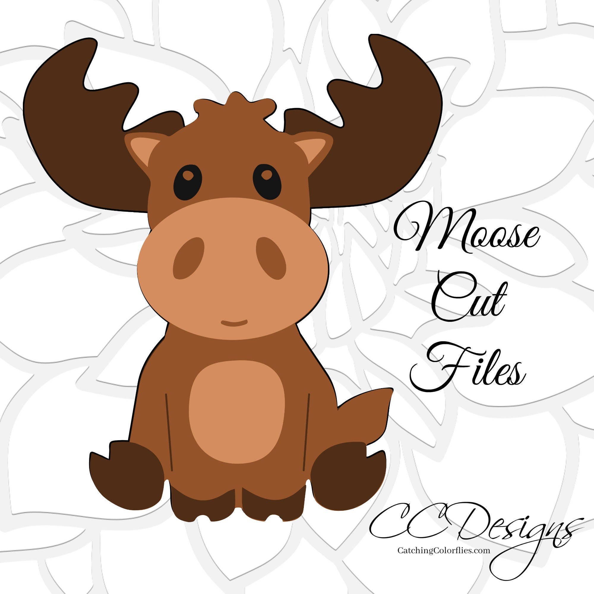 Download Moose SVG File Woodland Nursery Baby Moose SVG Cute baby | Etsy