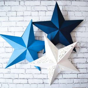 Wedding Paper Lanterns, Hanging Lanterns, Large 3D Paper Stars, Wedding Decor, Paper Decor, Chinese Lantern, Vine Pattern ONLY image 3