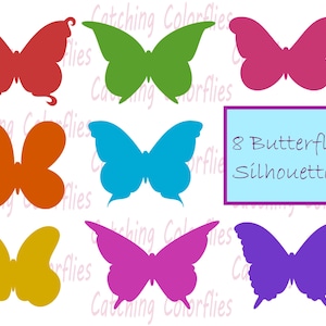 Butterfly Silhouette SVG Cut Files, Butterfly Vector Clip Art ...
