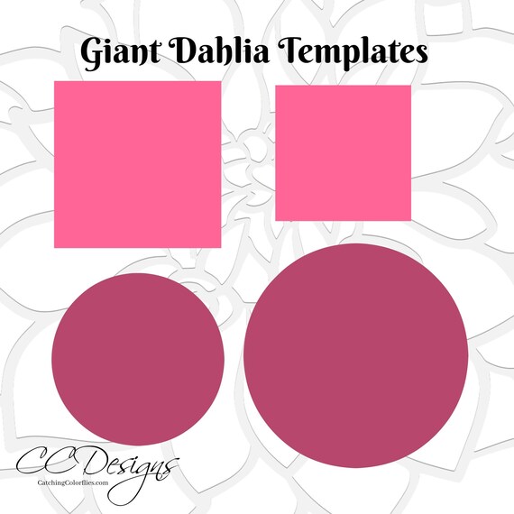 giant paper dahlia flowers paper dahlias paper flower wall etsy paper dahlia flower template
