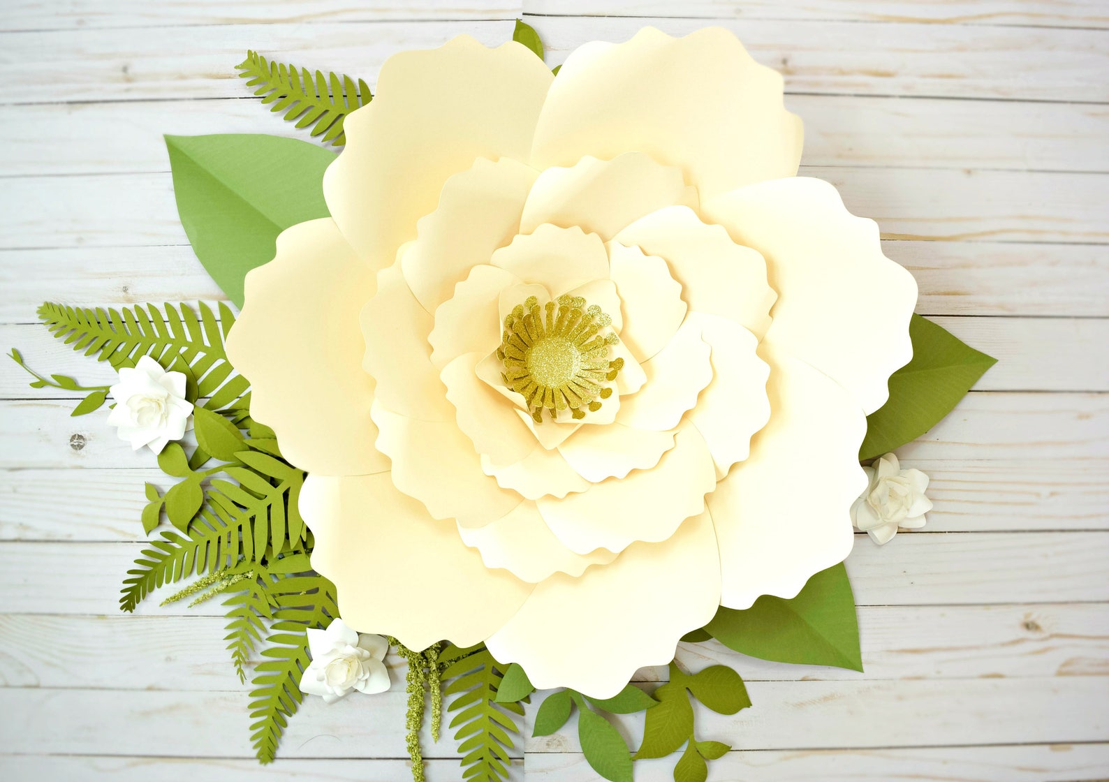 Giant Paper Flower Template Patterns and Tutorials Giant - Etsy