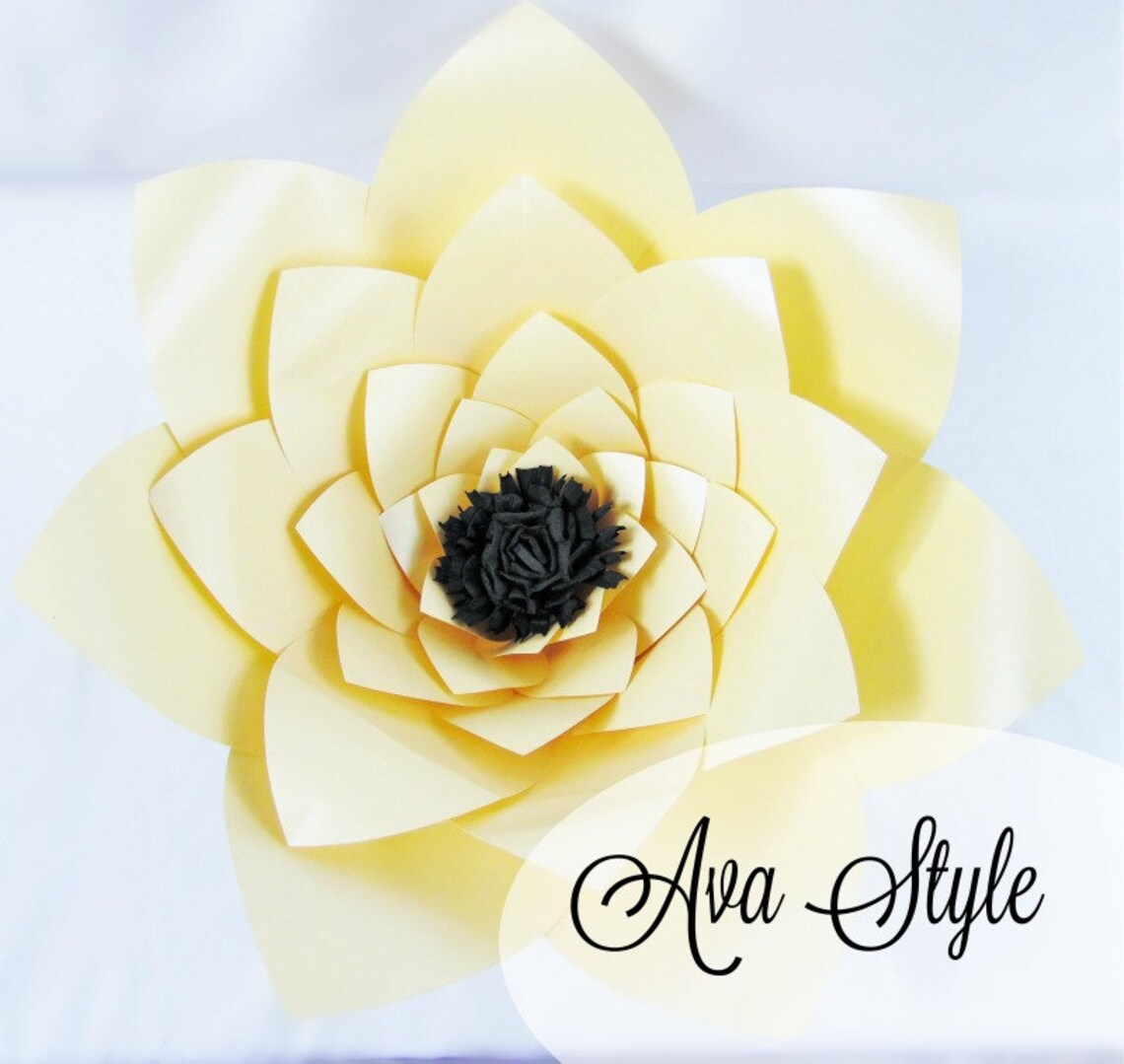 Printable Giant Flower Templates DIY Large Paper Flowers DIY - Etsy