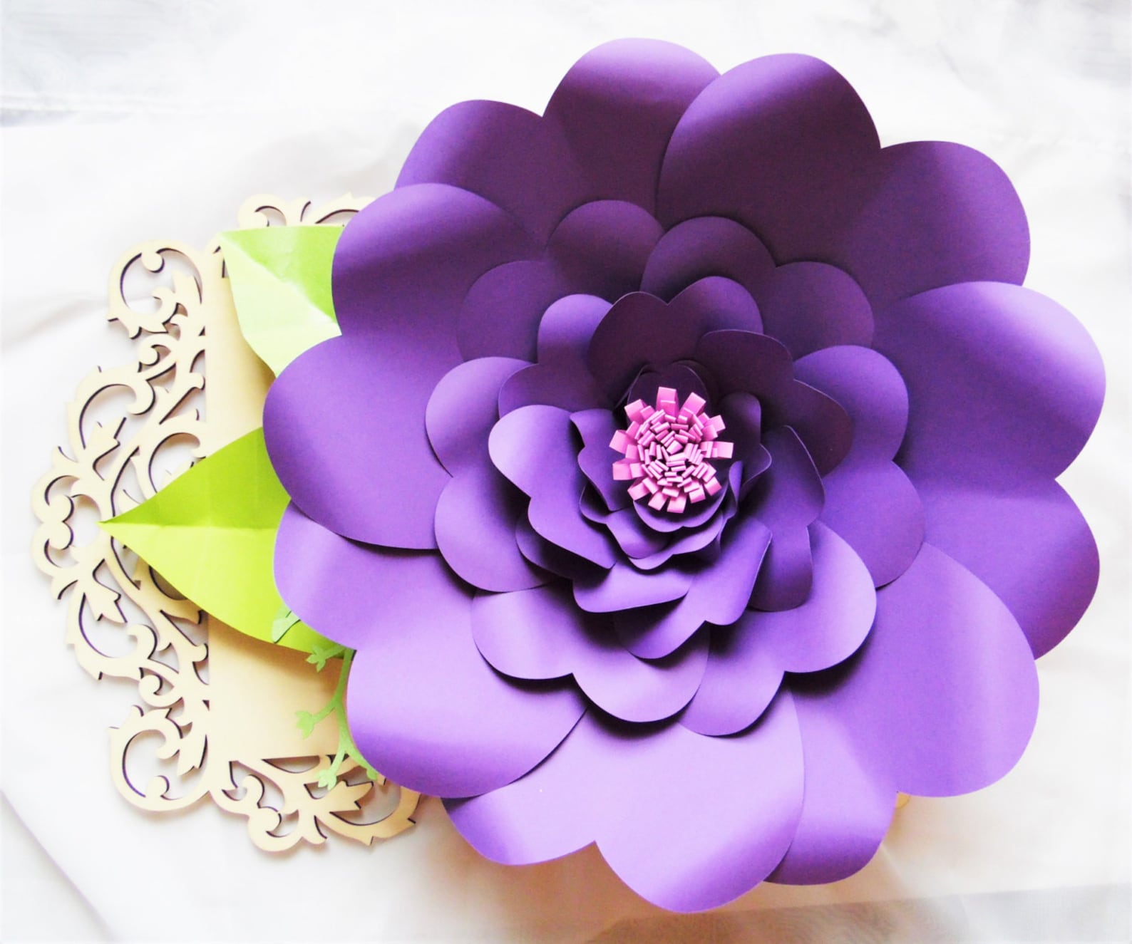 Paper flower Printable templates Giant Backdrop Paper | Etsy