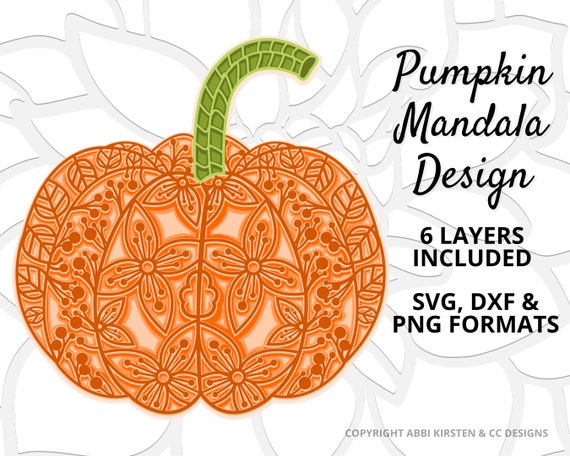 Download Halloween Pumpkin Mandala Svg Sunflower Pumpkin Mandala 3d Mandala Pumpkin Svg Dxf And Png Image By Catching Colorflies Catch My Party