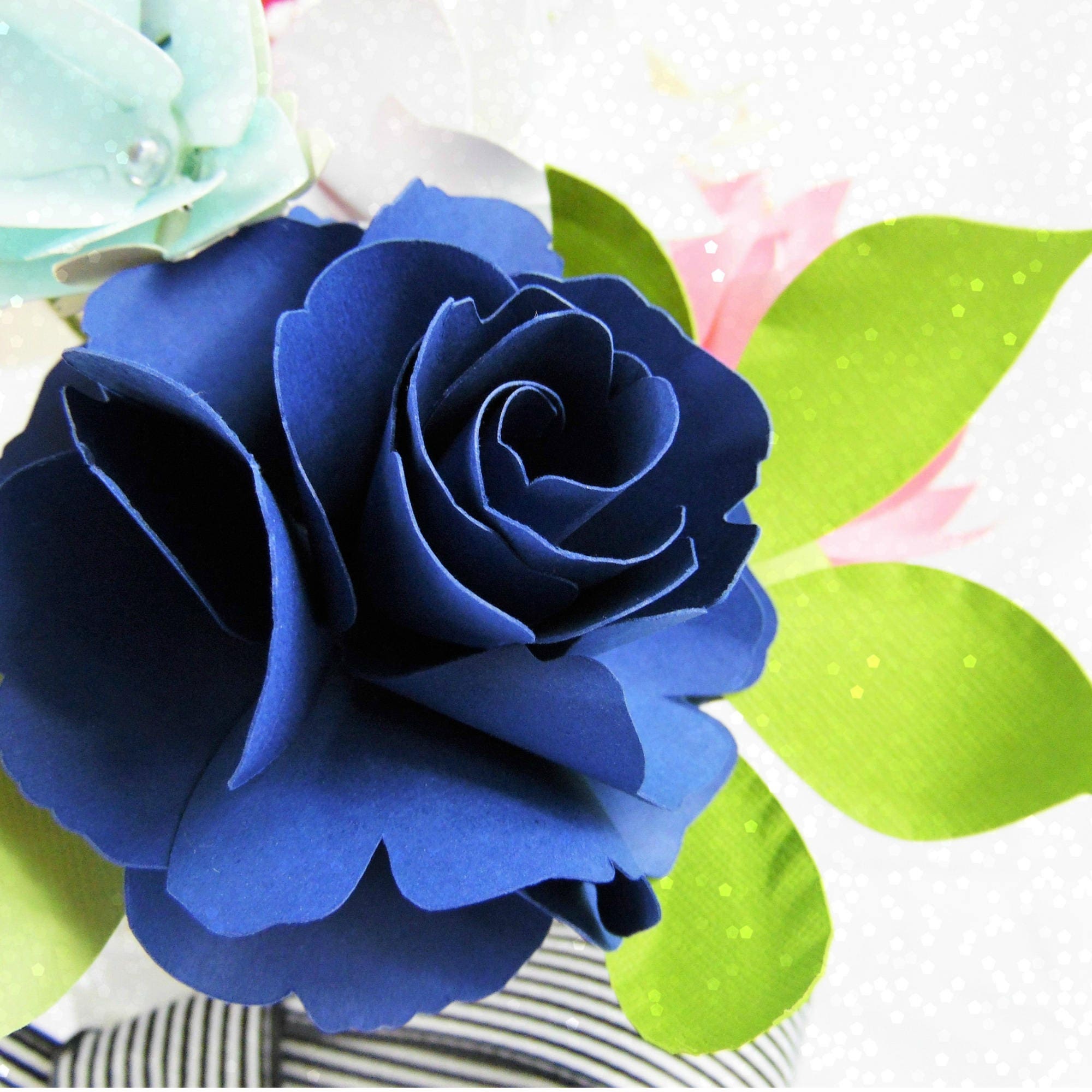 Paper Rose Templates and Tutorials, Paper Flowers, How to Make Paper ...