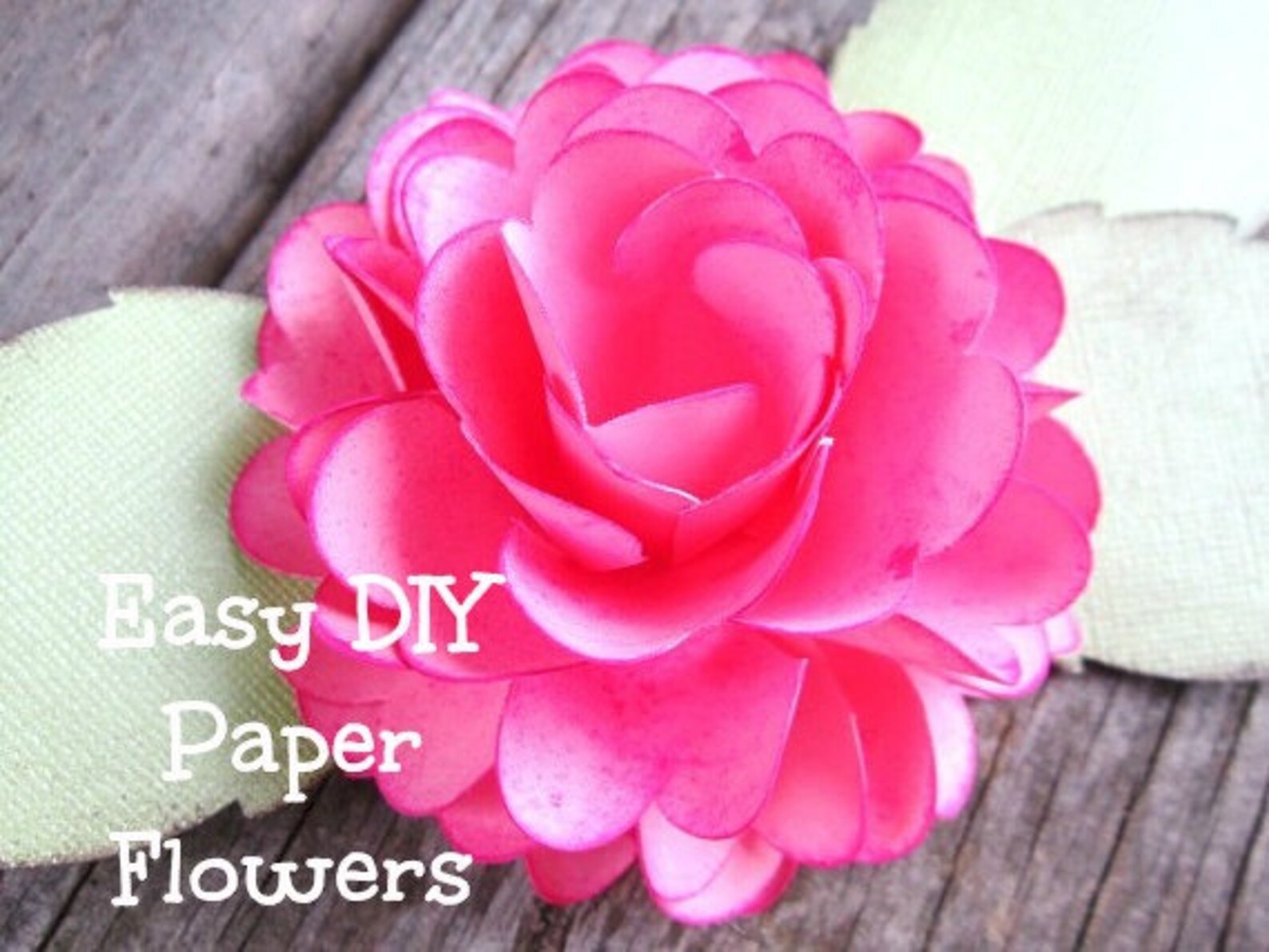 Easy DIY Paper Roses- Paper Rose Template and Tutorial, Paper Rose ...