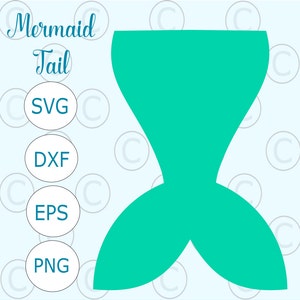 Mermaid Tail SVG Cut File, SVG Files, Mermaid Tail SVG, Mermaid Invitation, Cut Files for Silhouette and Cricut