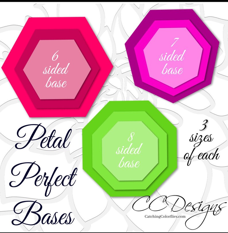 Bases for Large Paper Flowers Base Template for Giant Paper Etsy