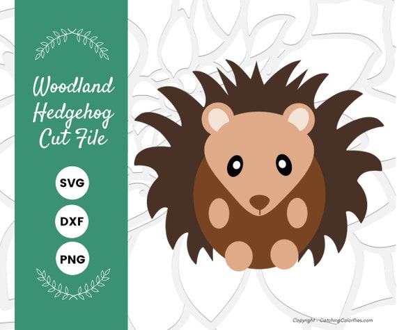Download Cute Woodland Animal Hedgehog Svg Cut File Woodland Baby Shower Decor Woodland Animal Clip Art Dxf Cut File And Png Image By Catching Colorflies Catch My Party
