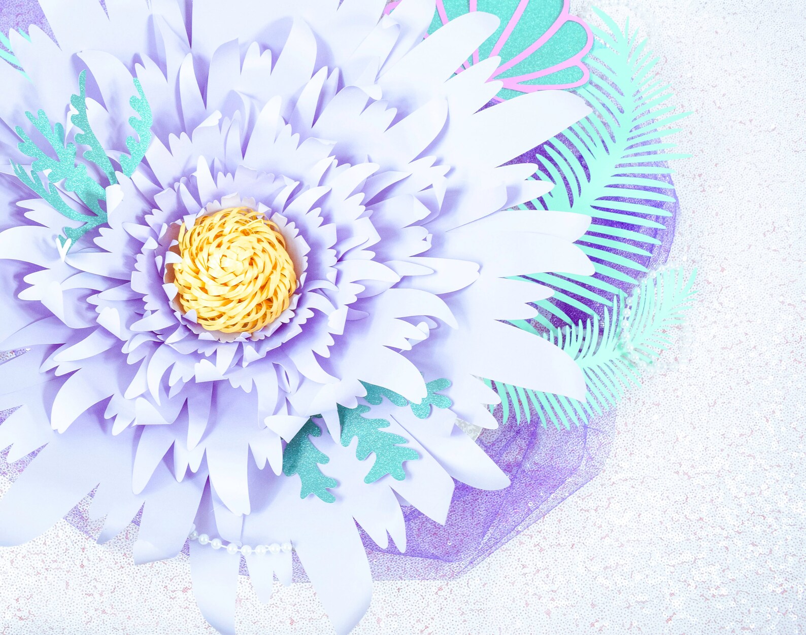 Large Paper Flowers Tropical Hawaiian Style Flowers Giant Etsy