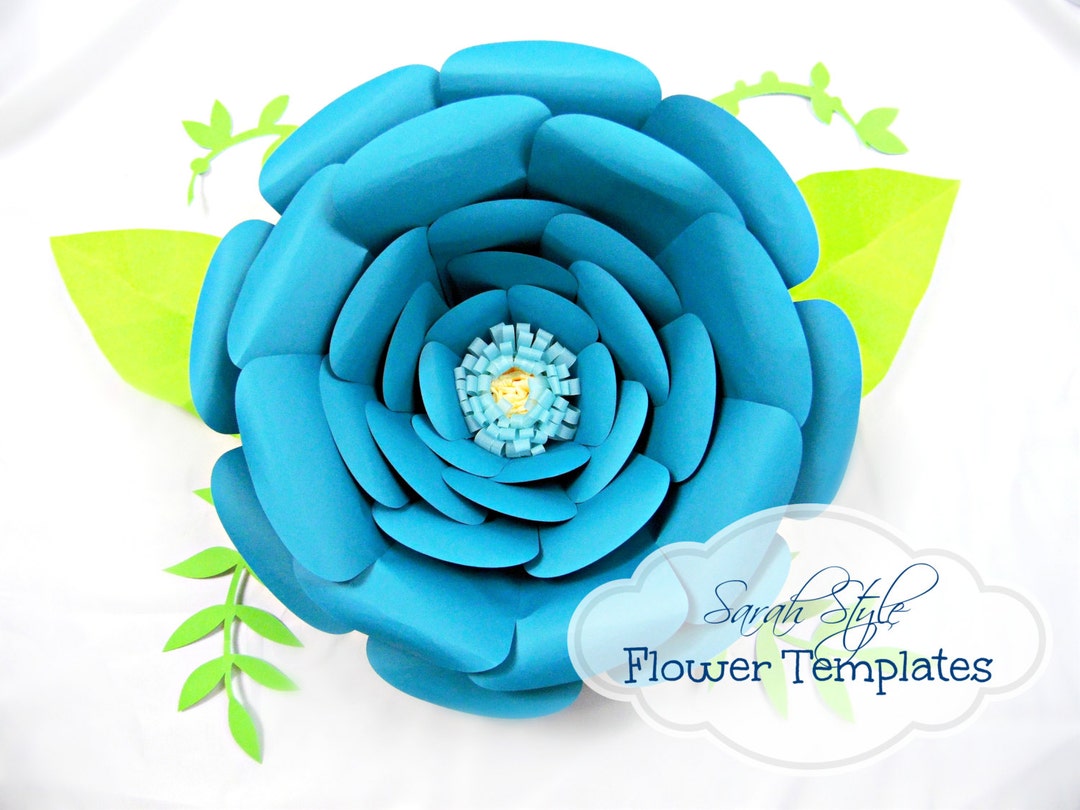 Giant Flower Templates- Flower Patterns &amp; Tutorials - DIY Giant Paper ...