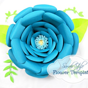 Giant Flower templates- Flower Patterns & Tutorials - DIY Giant paper flowers- Paper Flower Templates- Printable Templates
