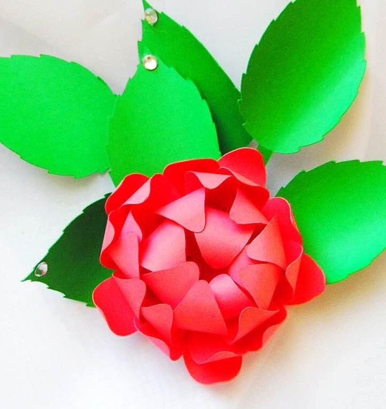 paper mum flowers paper flower cut files small paper paper mum flower