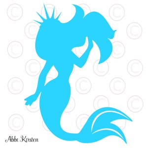 Mermaid SVG Cut Files, SVGs for Cricut and Silhouette