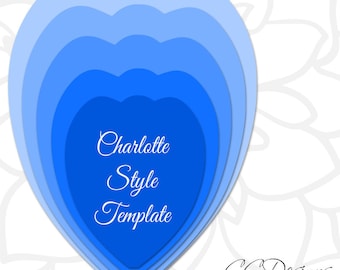 DIY Giant Paper Flower Printable Templates- Flower Template Outlines- Printable Paper Flower Templates- DIY Large Paper Flowers