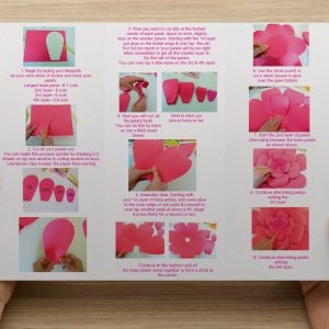 DIY 3D Paper floral Wall Decor- Home & Living Room Wall hangings- DIY Home decor ideas- 3D paper wall art - image 5