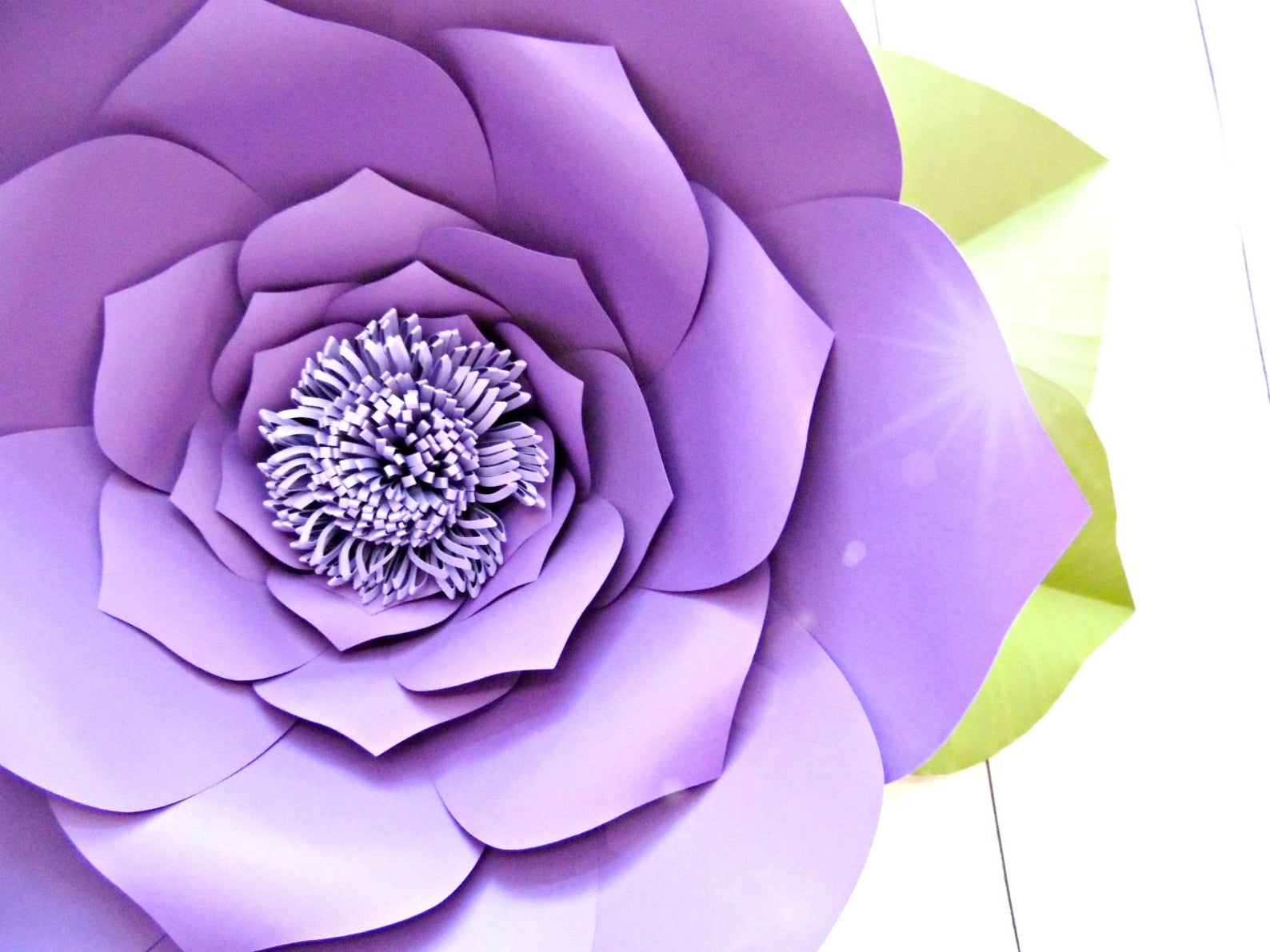 Giant Paper Flowers Pattern Templates Tutorials Large Etsy