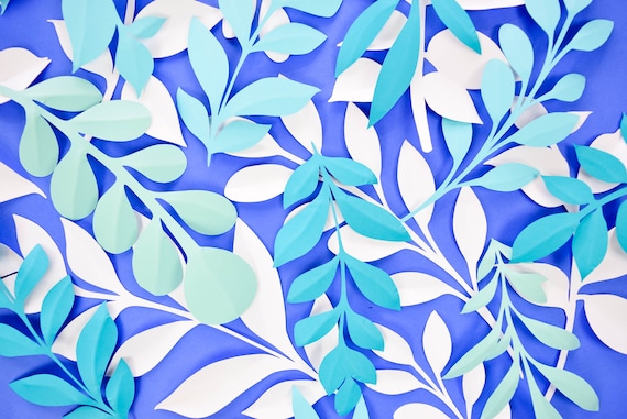 Download Paper Vines Large And Small Paper Leaf Vine Svg Cut Files Etsy