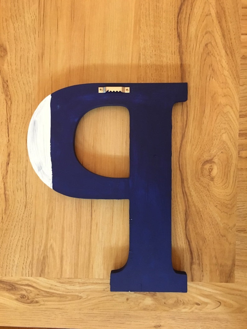 Penn State University P Wooden Letter Wall Hanging 10 inch | Etsy