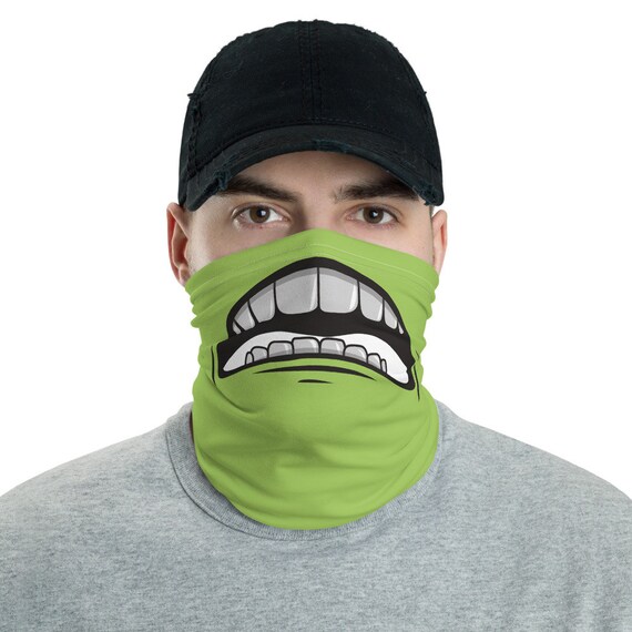 Funny Reusable Face Mask Monster Face Mouth Cover Etsy