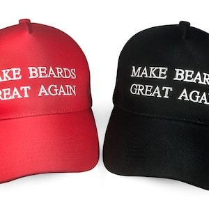 Make Beards Great Again Baseball Cap - Men&#39;s Cotton Hat - Fun Beard Gift from Beardaments