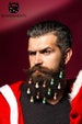 Beardaments Beard Ornaments Ugly Christmas Party Christmas Ornament Beard Baubles Christmas Decoration Beard Art Beard Bling Pack of 12 