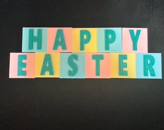 Happy Easter 1 inch block decoration