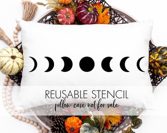 Moon Phase Stencil, Reusable Moon Phase Stencil, Art Stencil, DIY Craft ...