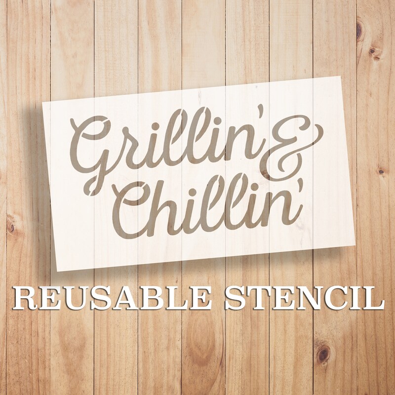 Grillin and Chillin Sign - Etsy