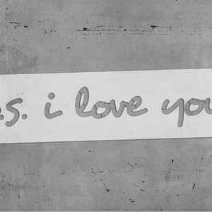 p.s. i love you STENCILS a Reusable DIY Craft stencil for all your Valentines Day Signs