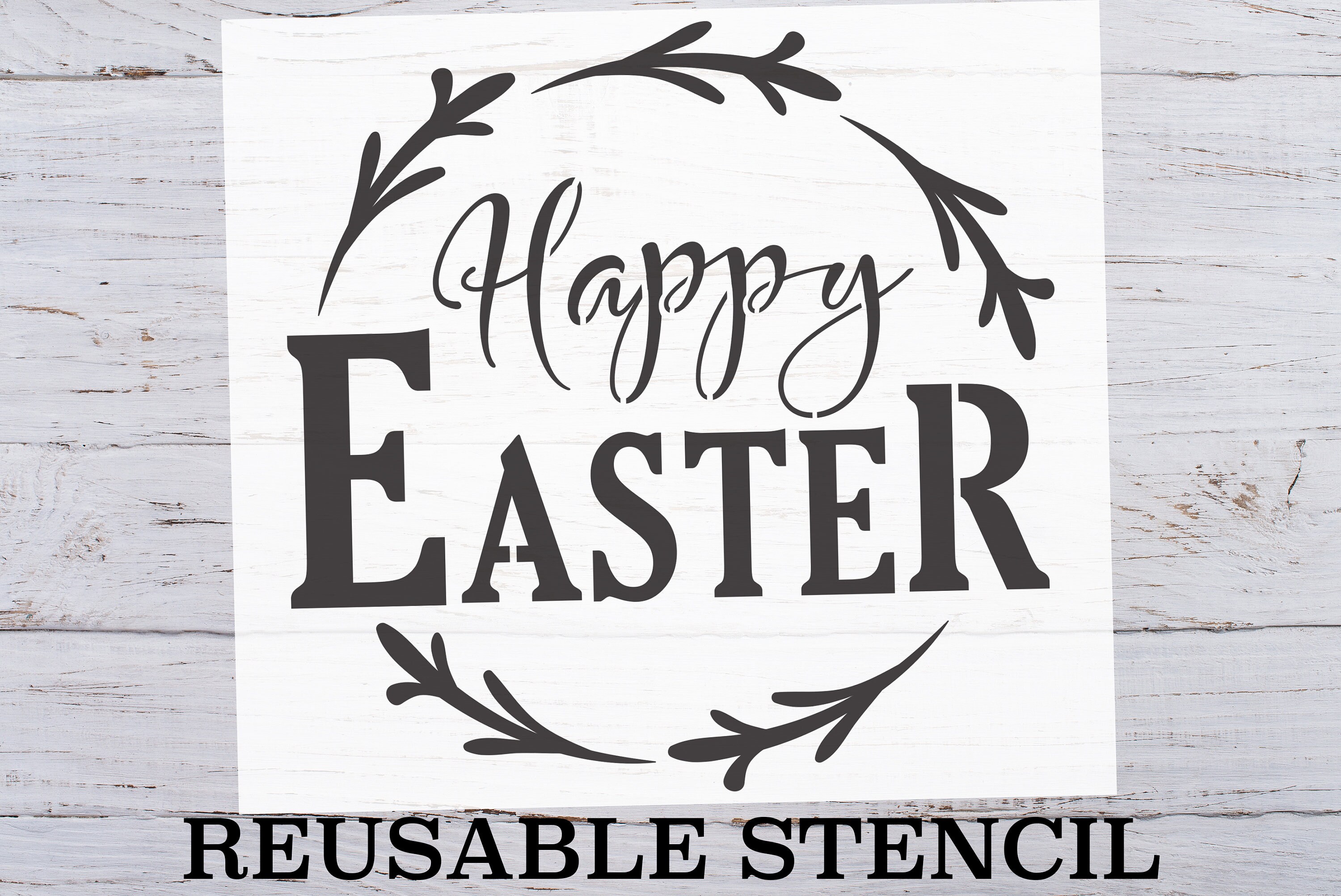 Happy Easter STENCIL Reusable Laser Cut Multiple Sizes Fast Shipping Etsy happy-easter-stencil-reusable-laser-cut-multiple-sizes-fast-shipping-etsy