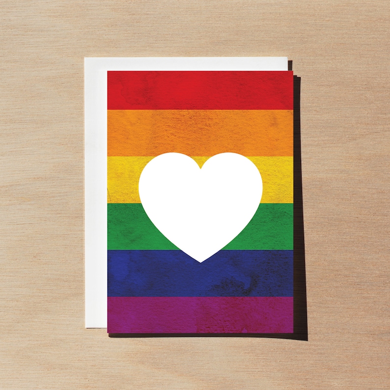 Congratulations marriage equality wedding card LGBT Love is Love