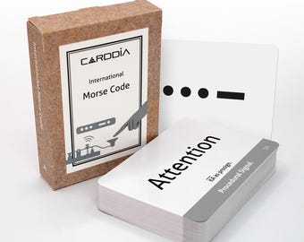 International Morse Code (ITU Standard) Educational Flashcards