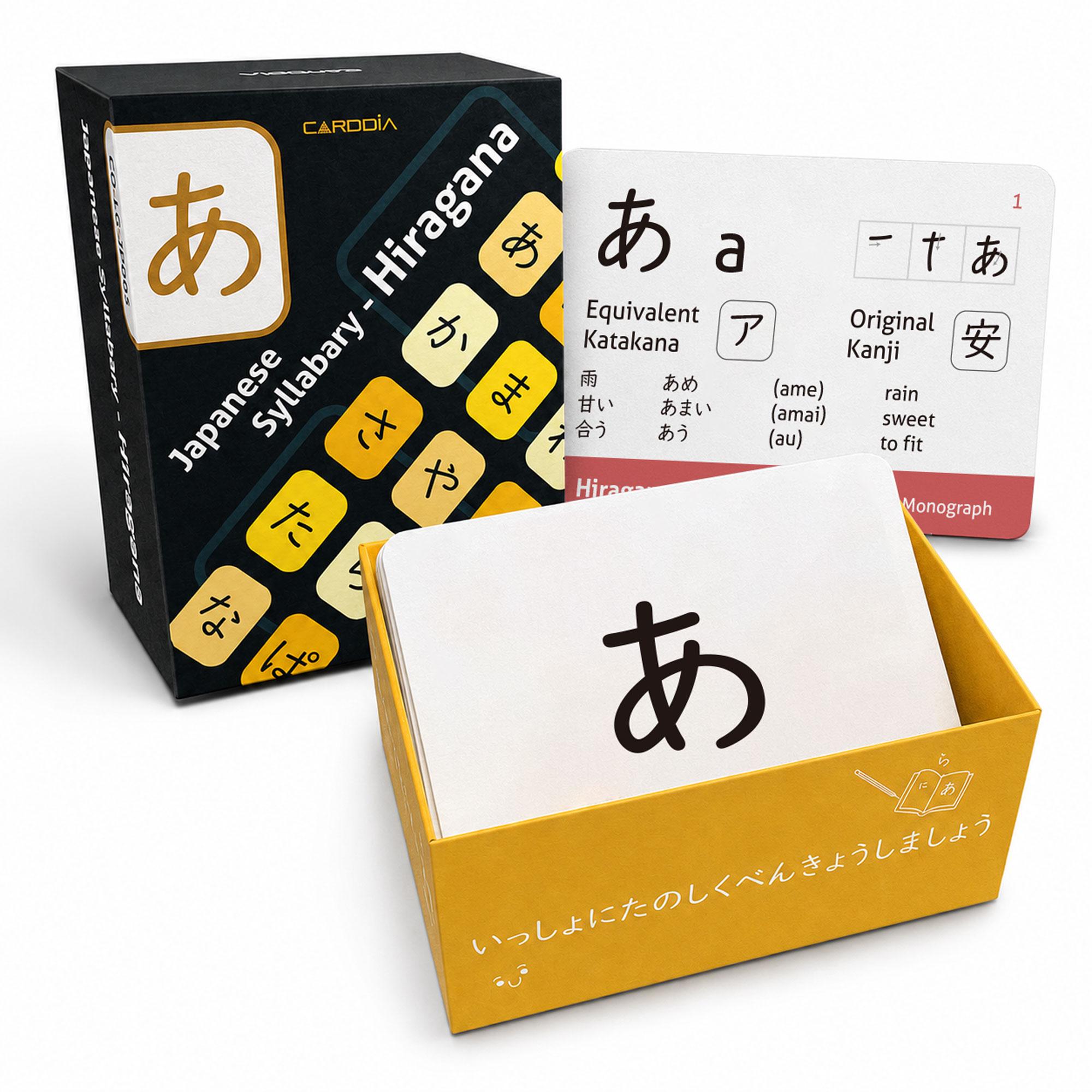 日本語フラッシュカード　4セット Japanese flashcards - Etsy 日本