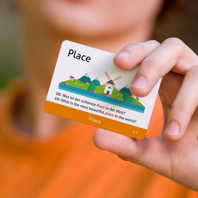 German Vocabulary Educational Flashcards for Beginners - Etsy