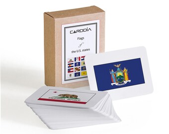 Flags of the U.S. states flash cards (2023 edition)