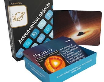 Astronomical Objects Educational Flashcards