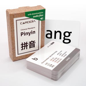 Fichas didácticas de chino mandarín pinyin (con audio MP3)