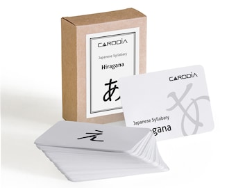 Silabario japonés - Tarjetas didácticas Hiragana