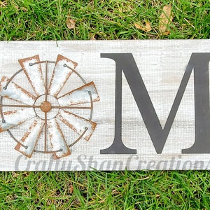 HOME Windmill Sign