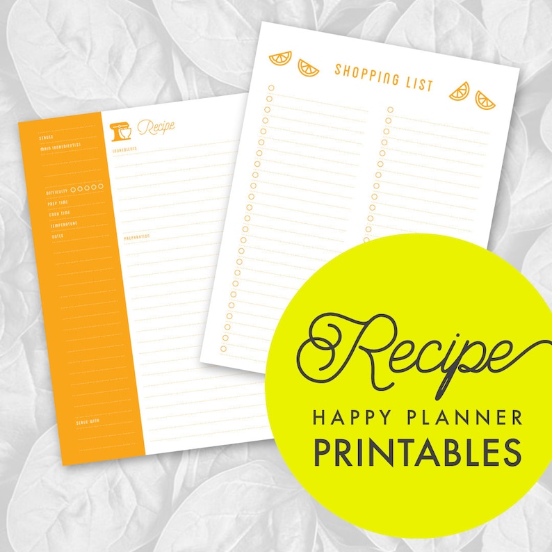 It's just a photo of Happy Planner Recipe Printable in weekly This is a picture of Happy Planner Recipe Printable in weekly
