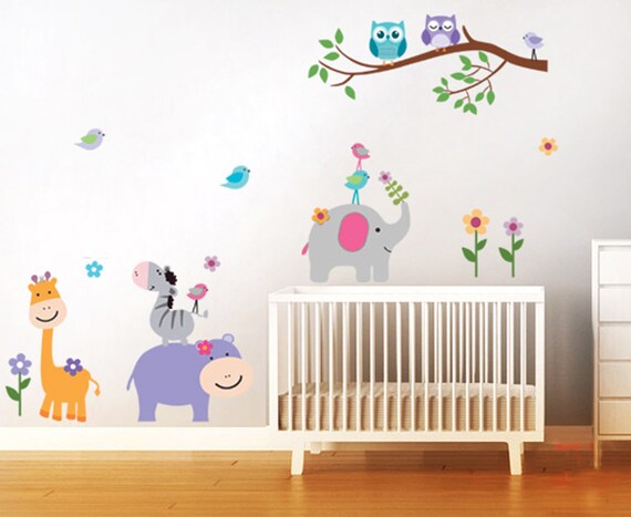 nursery wall stickers animals